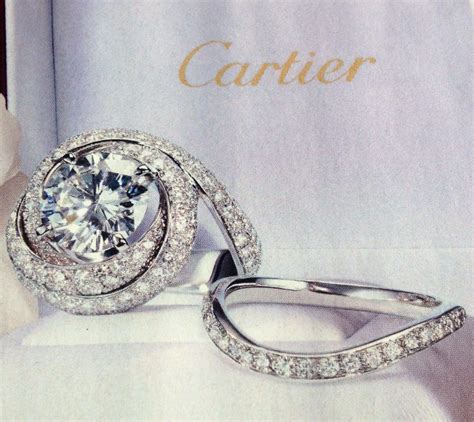 cartier wedding ring set